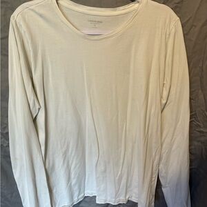 Lands' End Relaxed Fit white Top